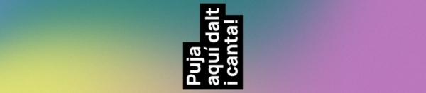 Puja aquí dalt i canta!